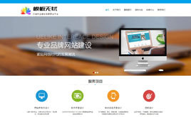 织梦HTML5高端网络服务机构网站模板